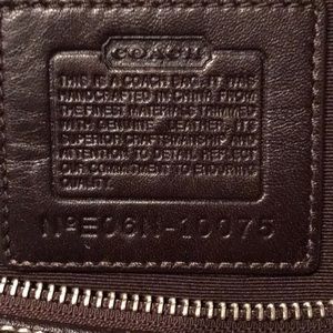 Coach hand bag